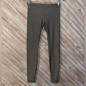 lululemon athletica Mid Rise Gray Leggings Athletic Workout Pants
